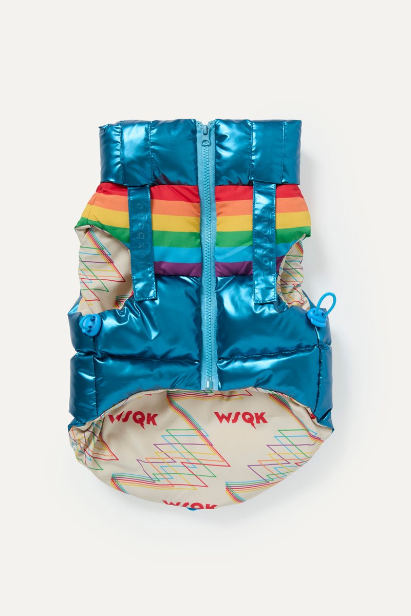 Metallic Puffer Vest