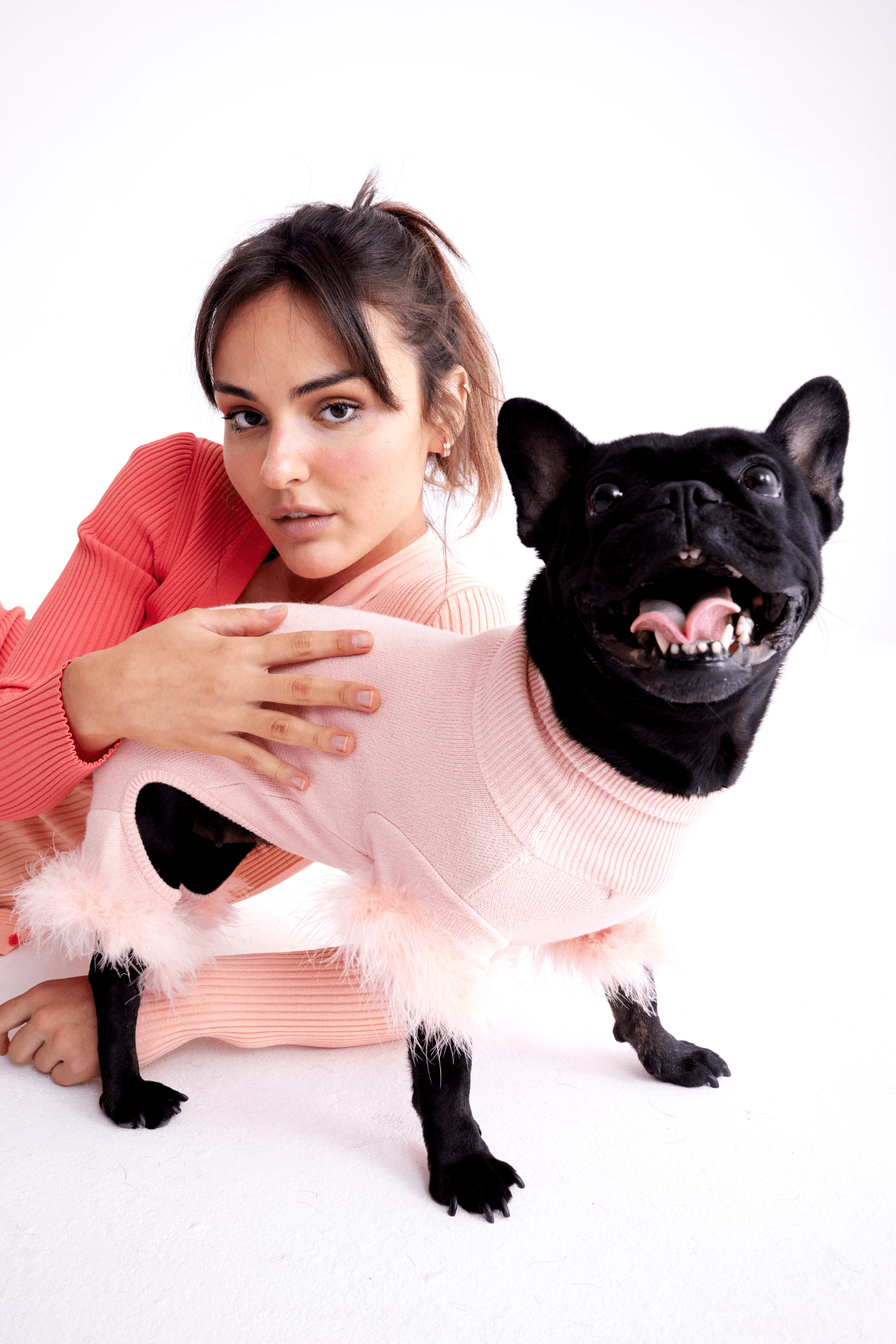 Gebreide Onesie met Veren