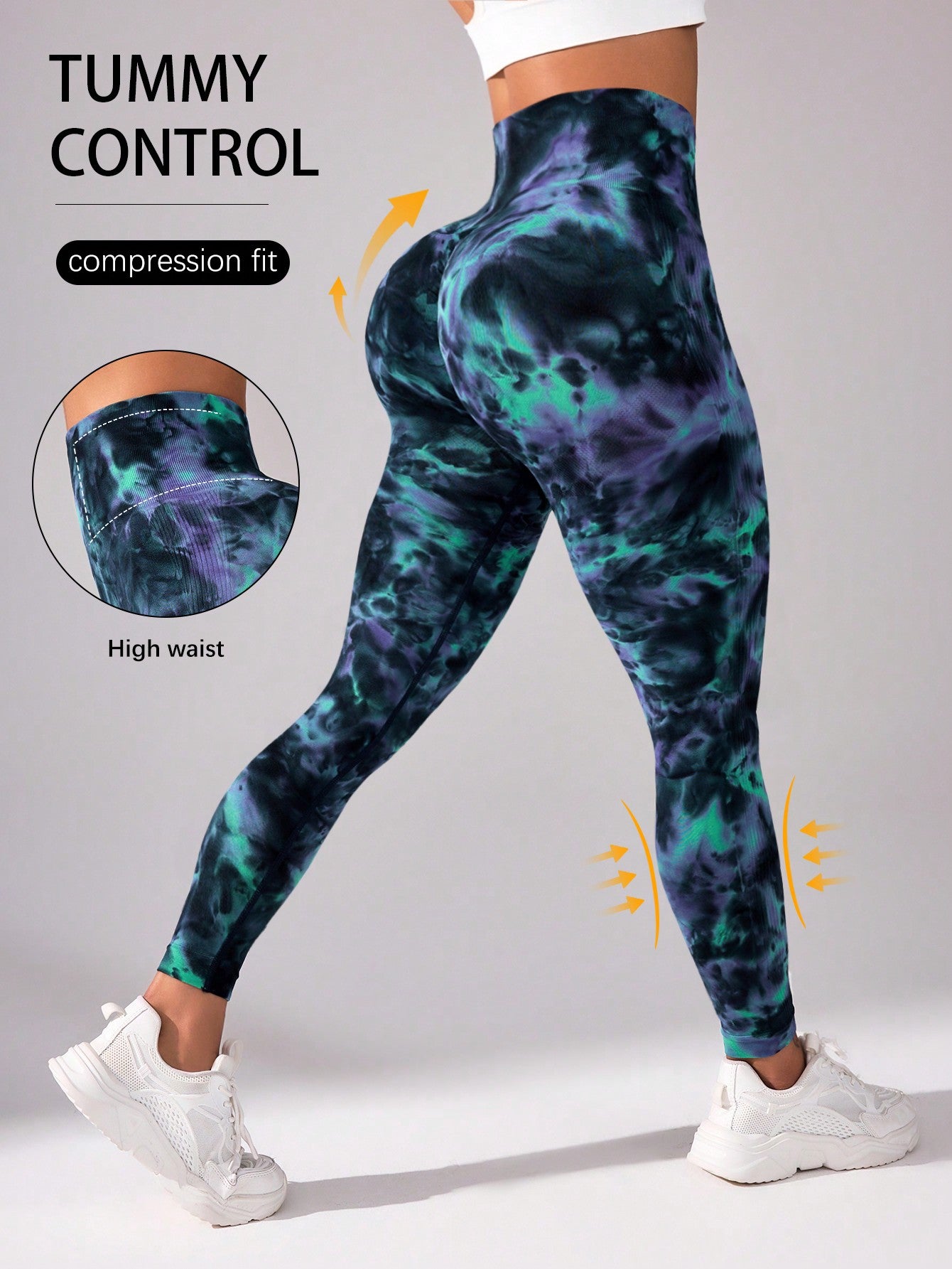 Women's Tie Dye Stretchy Daily Casual Sports Leggings