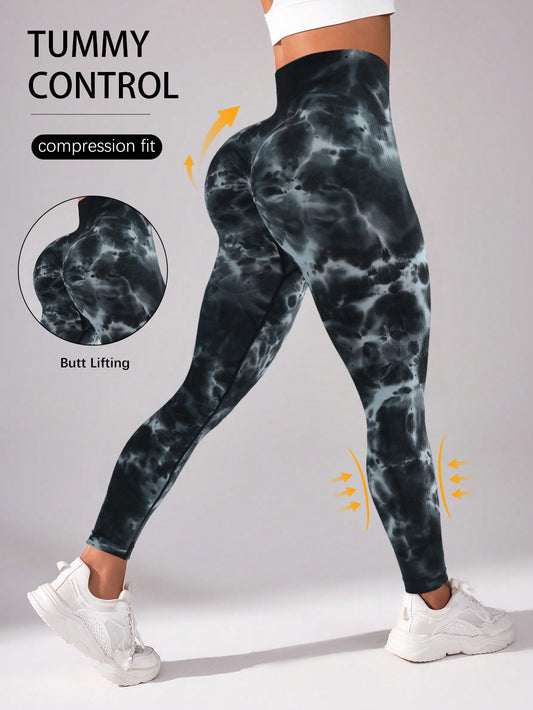 Women's Tie Dye Stretchy Daily Casual Sports Leggings