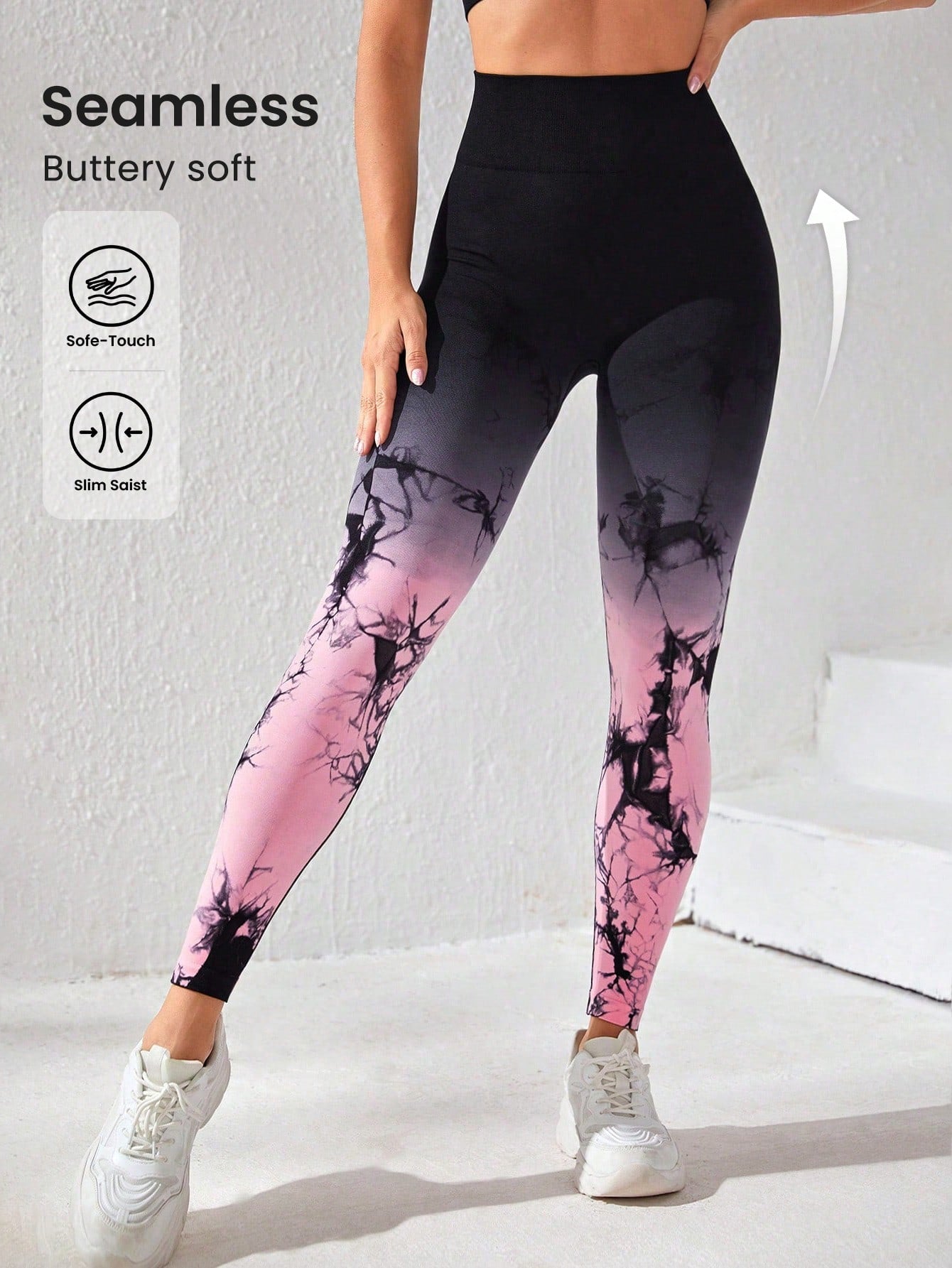 Sport Seamluxe Tie Dye Tummy Control Sports Leggings