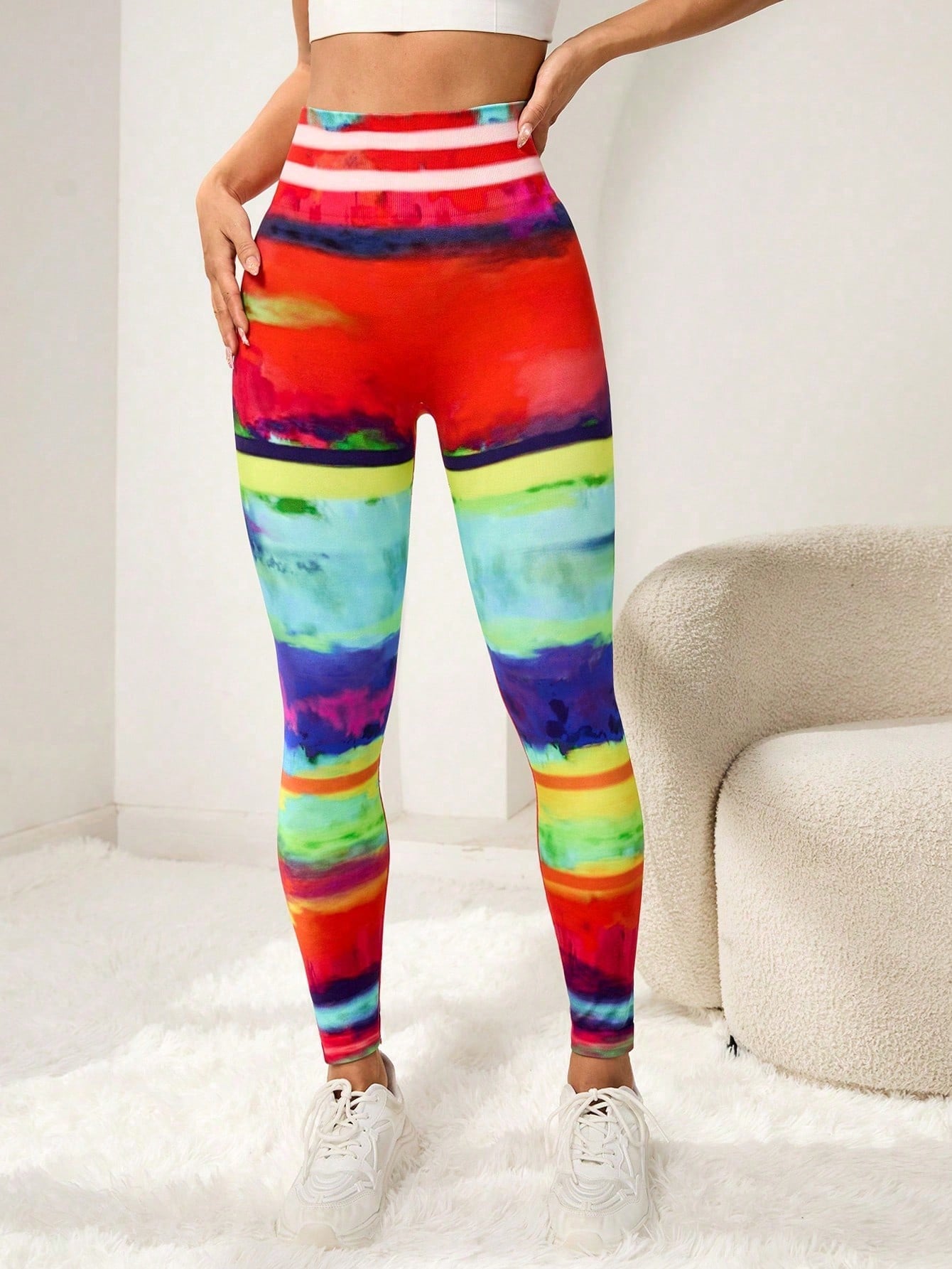 Women's Tie Dye Stretchy Daily Casual Sports Leggings