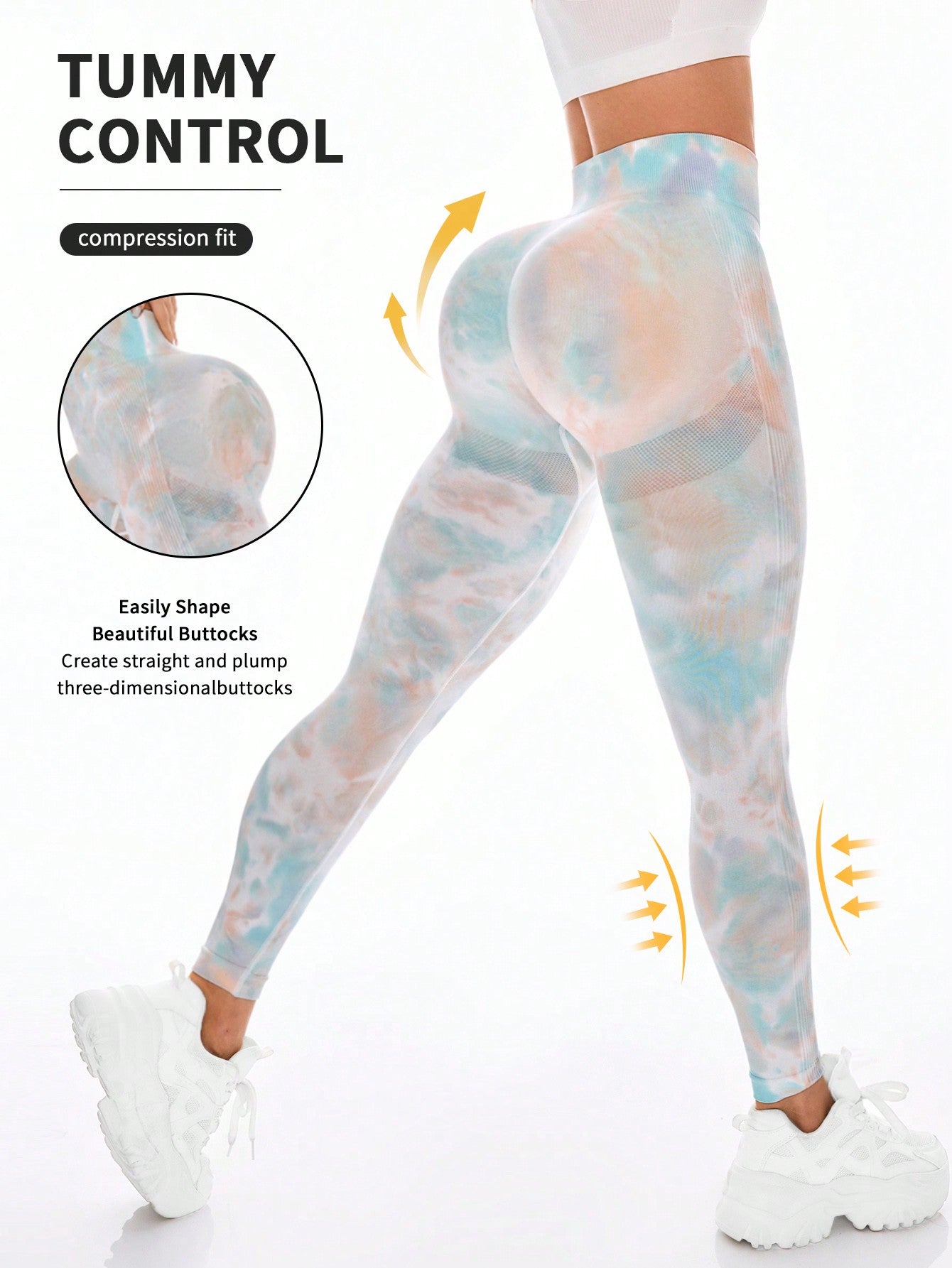 Women's Tie Dye Stretchy Daily Casual Sports Leggings