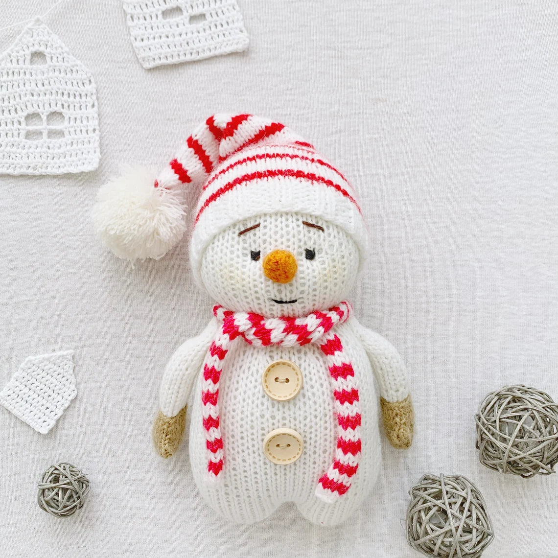 Snowman Knitting Pattern