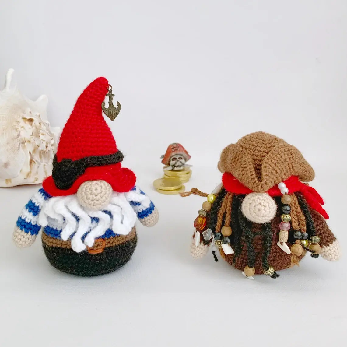 Gnome Pirate and Dwarf Crochet Pattern