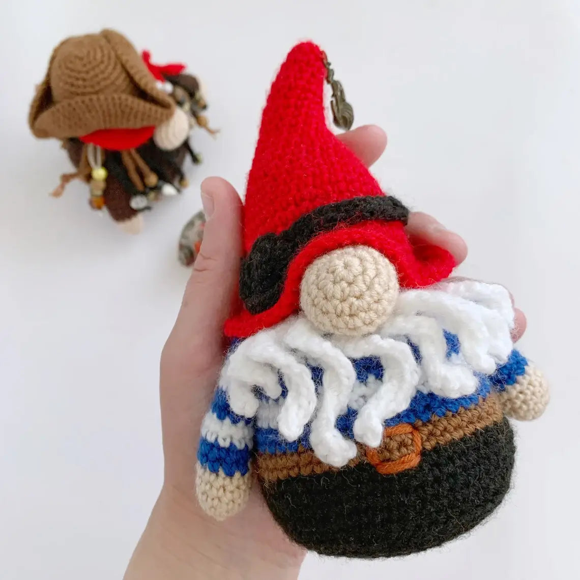 Gnome Pirate and Dwarf Crochet Pattern