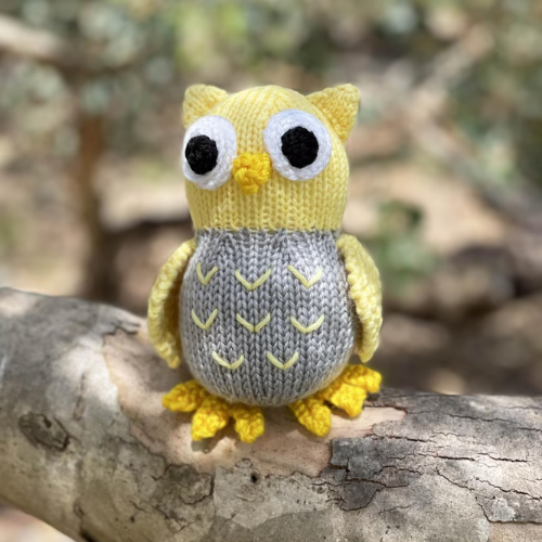 Owl Family Knitting Pattern