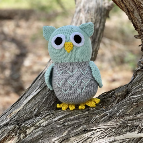 Owl Family Knitting Pattern