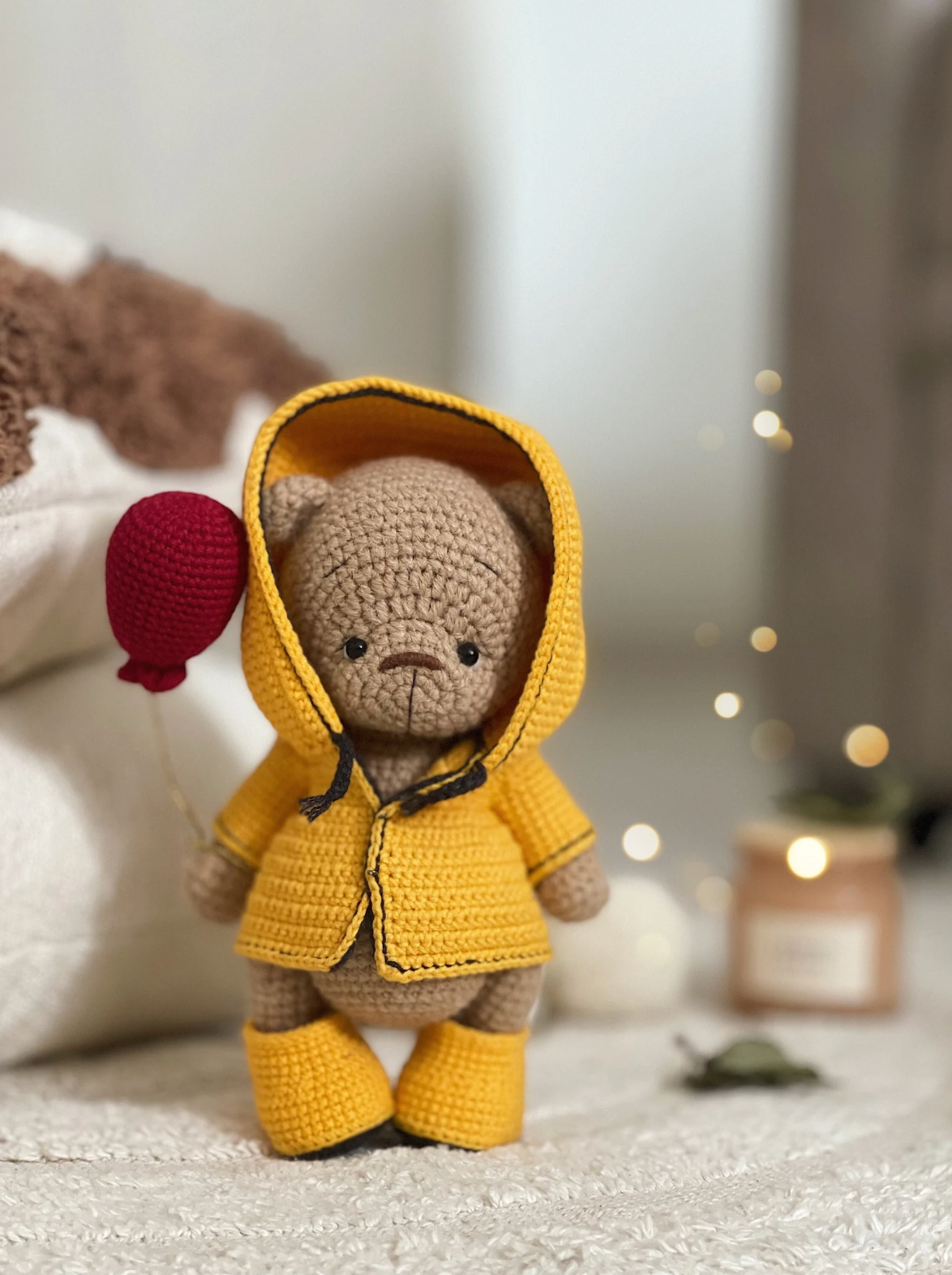 Raincoat For Crochet Bear Pattern