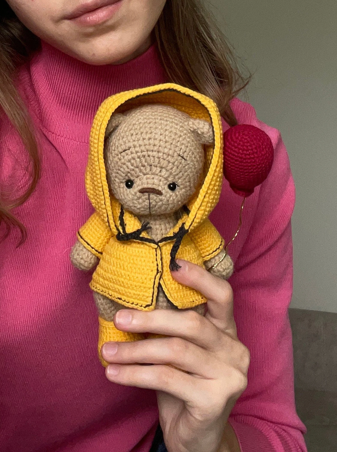 Raincoat For Crochet Bear Pattern