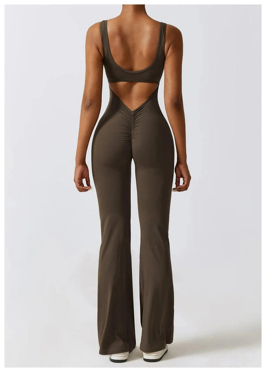 Flare Scrunch Jumpsuit - OverRip