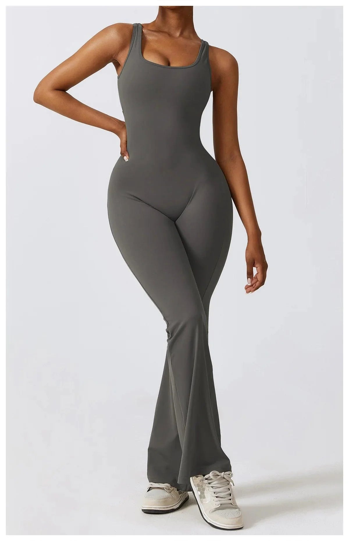 Flare Scrunch Jumpsuit