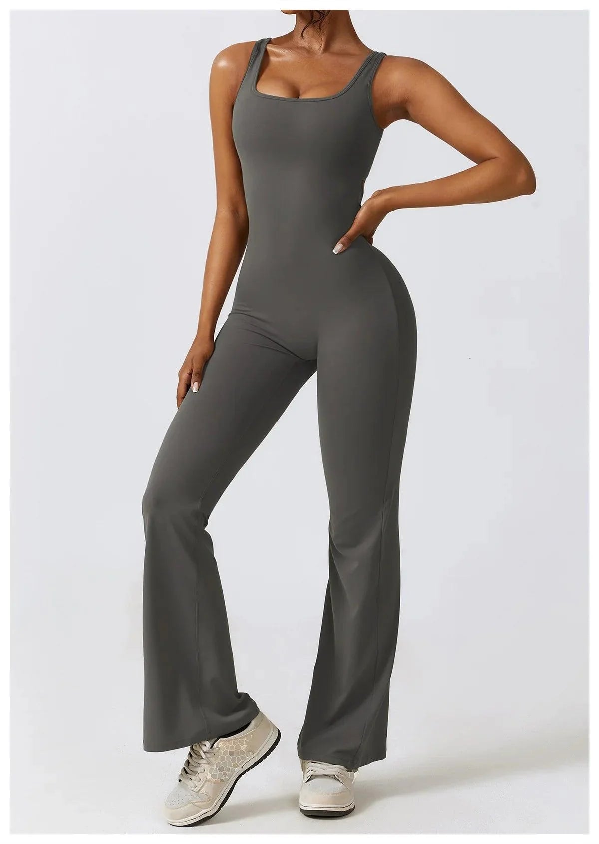 Flare Scrunch Jumpsuit