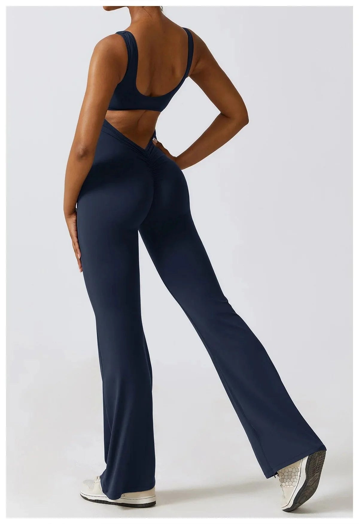 Flare Scrunch Jumpsuit