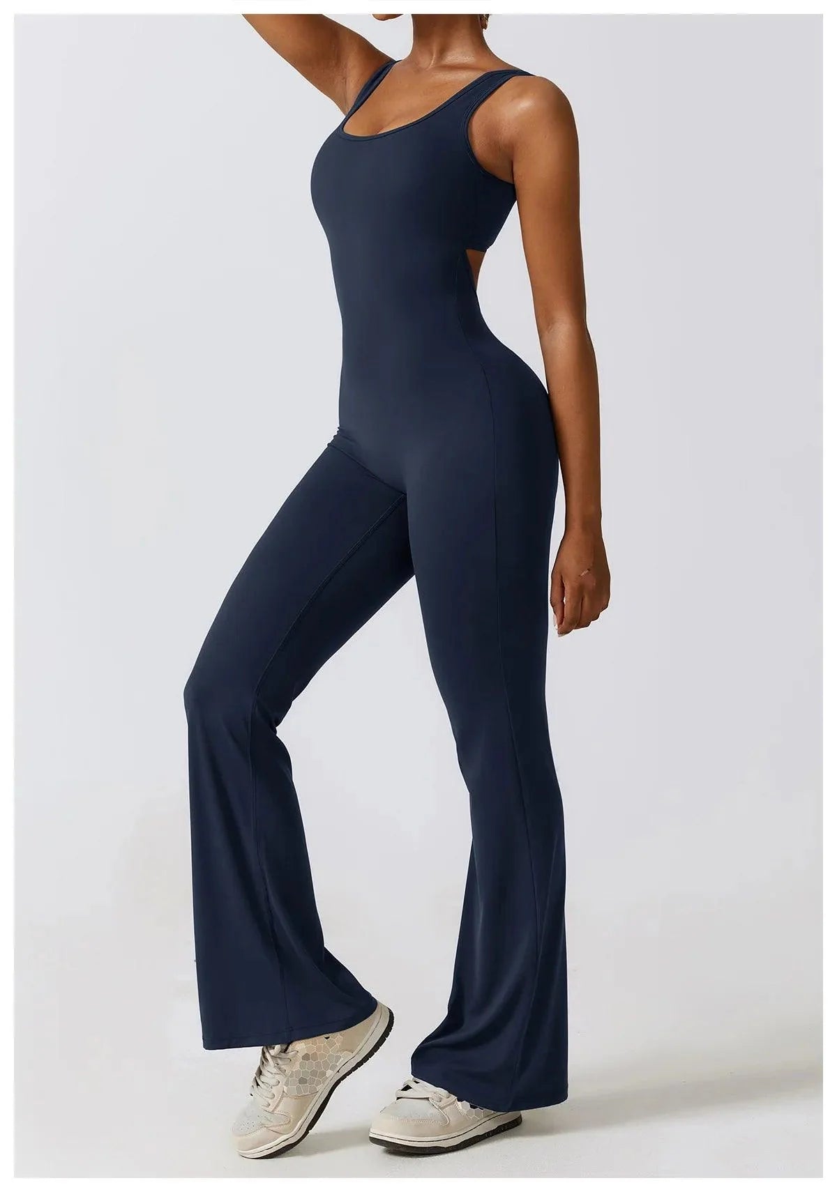 Flare Scrunch Jumpsuit