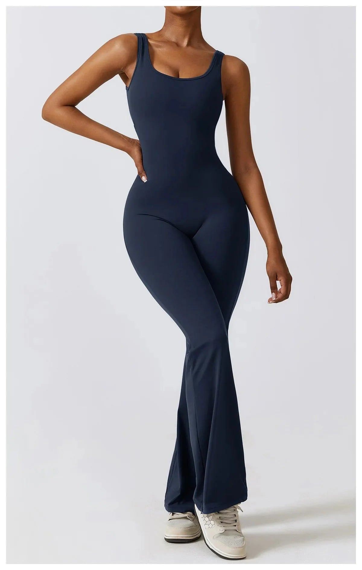 Flare Scrunch Jumpsuit