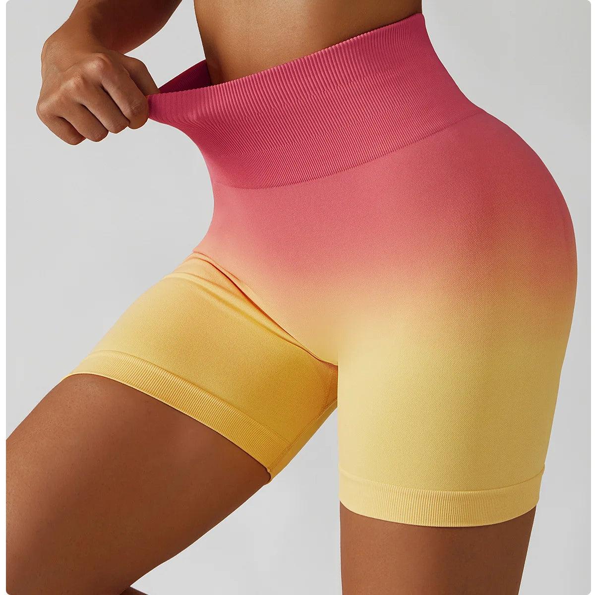 Ombre Scrunch Shorts - OverRip