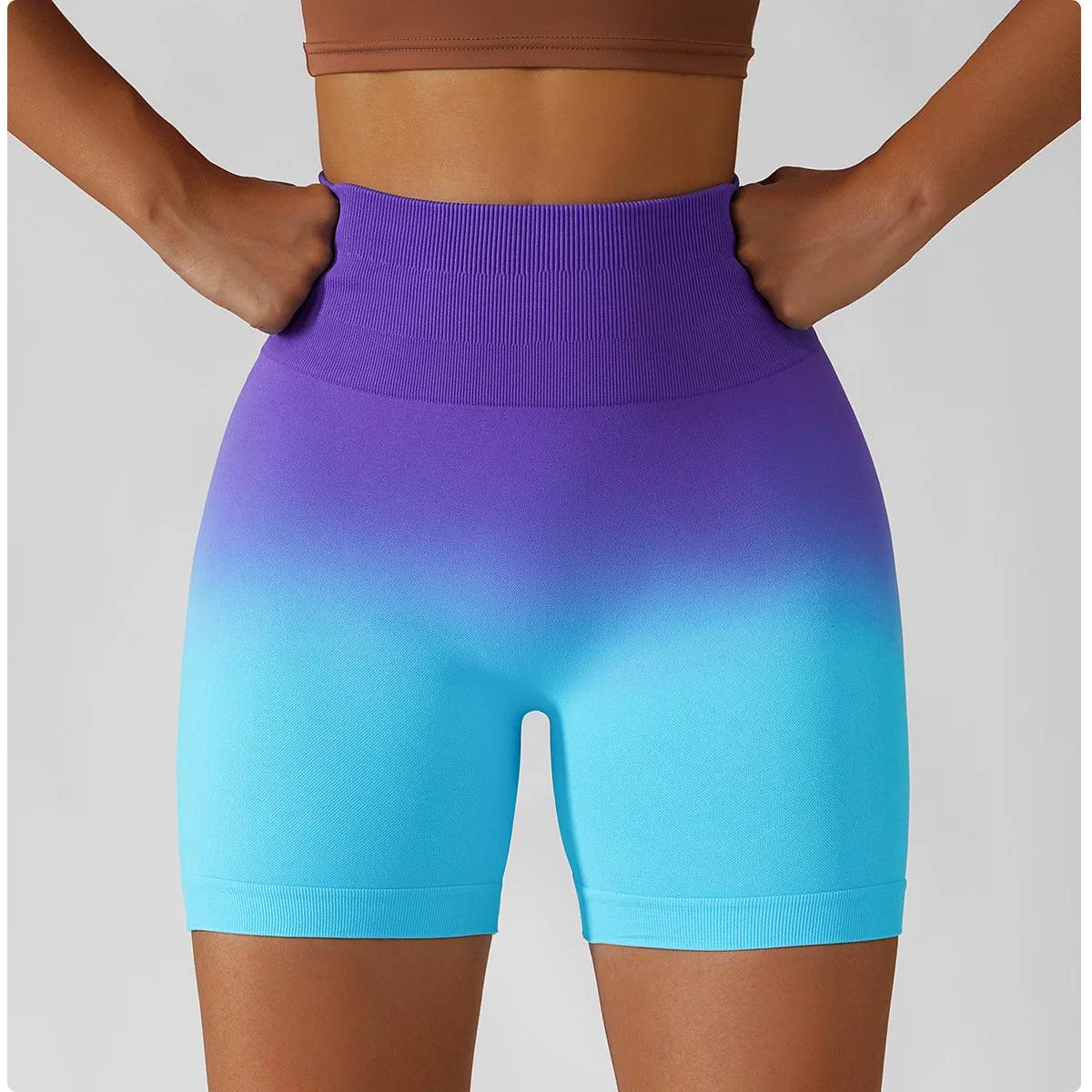 Ombre Scrunch Shorts