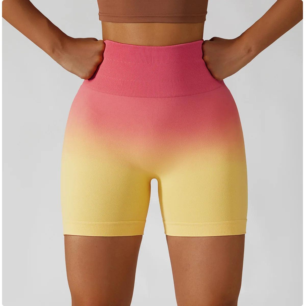 Ombre Scrunch Shorts